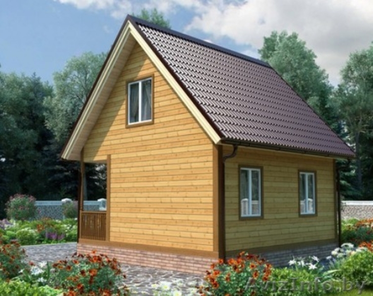 Дом из бруса сруб Крон 6х6 установка с доставкой - Изображение #3, Объявление #1623424