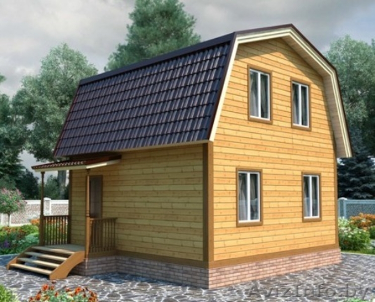 Дом из бруса сруб Лион 6х7 установка от 10 дней - Изображение #1, Объявление #1623427