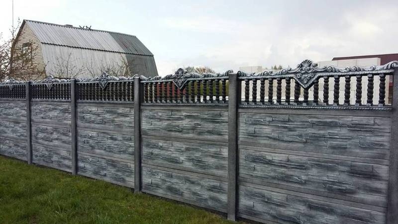 Декоративная покраска бетонных заборов - Изображение #4, Объявление #1652746