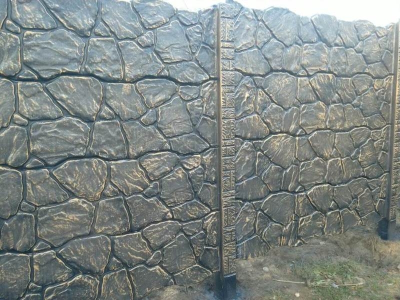 Декоративная покраска бетонных заборов - Изображение #5, Объявление #1652746